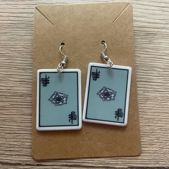The moon tarot card earrings - Picture 3 of 3